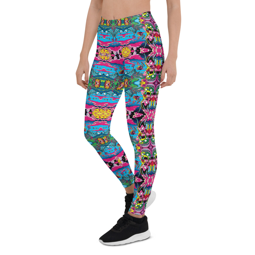 Women's Leggings - Hello, Dragongato