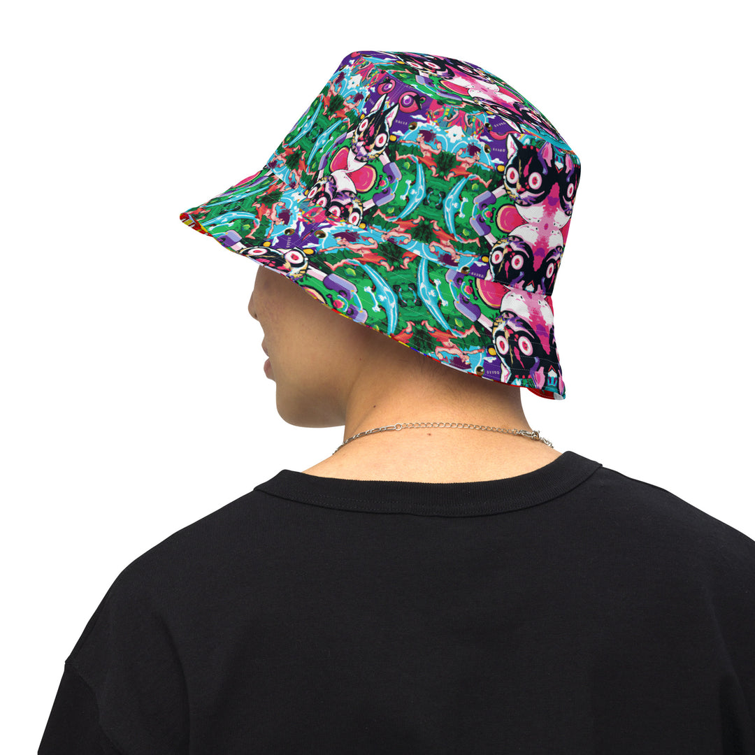 Bucket hat - Hello, Dragon Gato variation