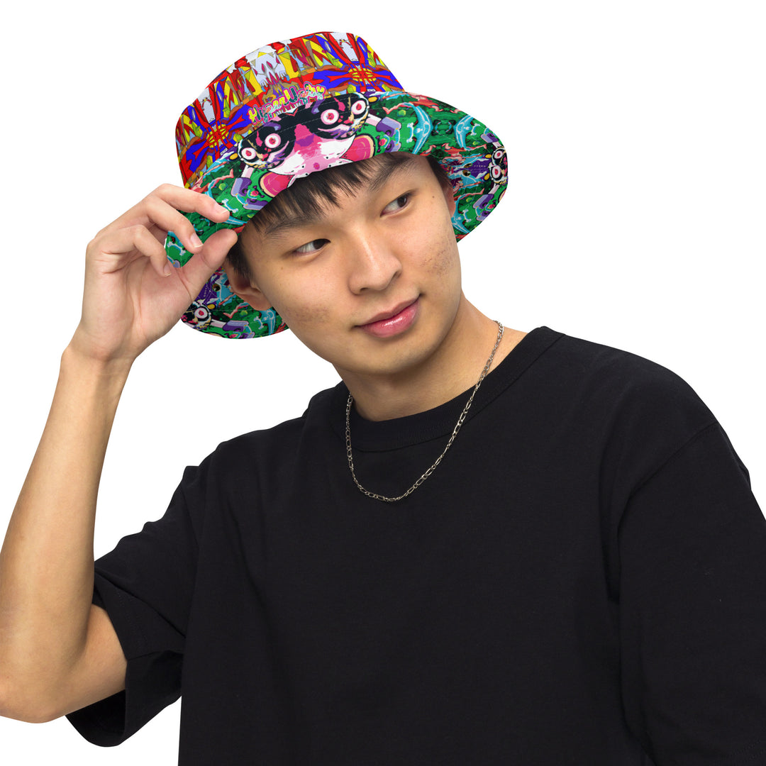 Bucket hat - Hello, Dragon Gato variation