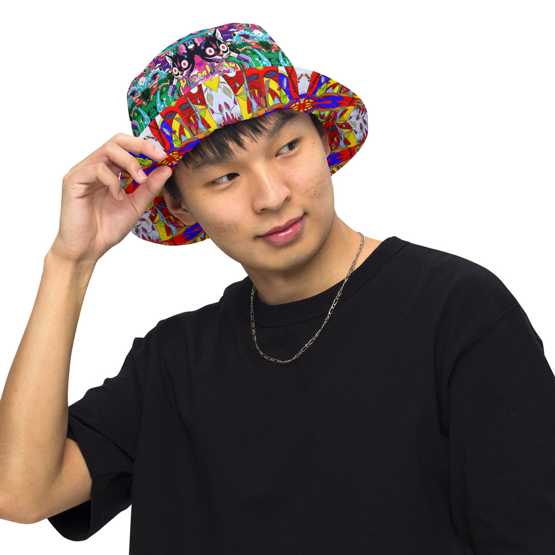 Bucket hat - Hello, Dragon Gato variation