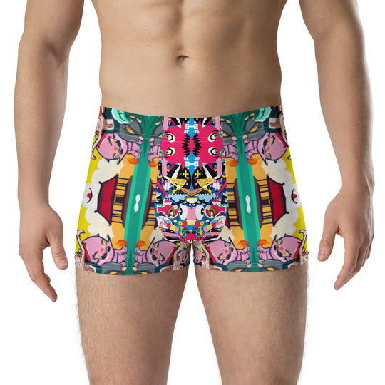 Men's Boxer Briefs - Hello, Gato + Isle of Pups