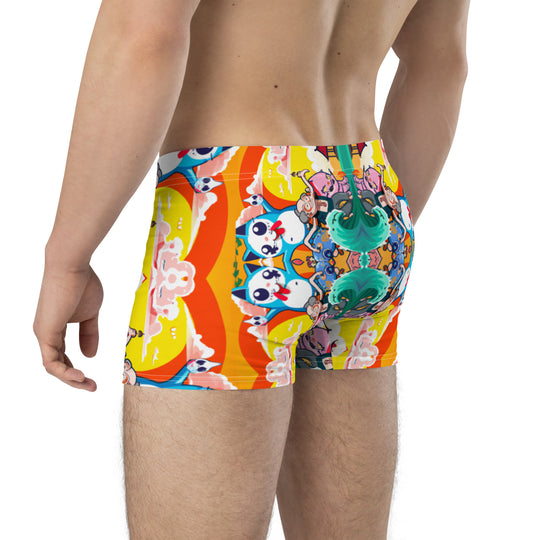 Men's Boxer Briefs - Hello, Gato + Isle of Pups