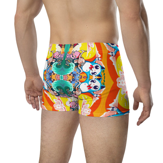 Men's Boxer Briefs - Hello, Gato + Isle of Pups