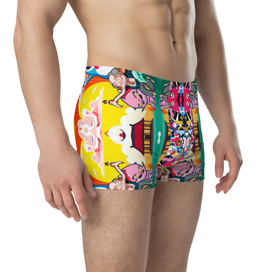 Men's Boxer Briefs - Hello, Gato + Isle of Pups