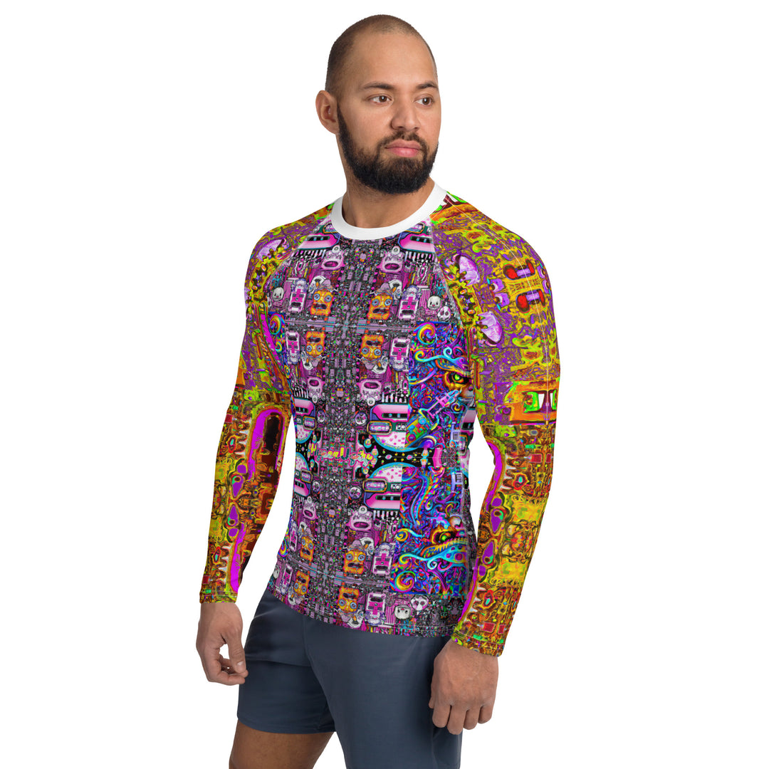 Men's Rash Guard - Curious Boogie Person