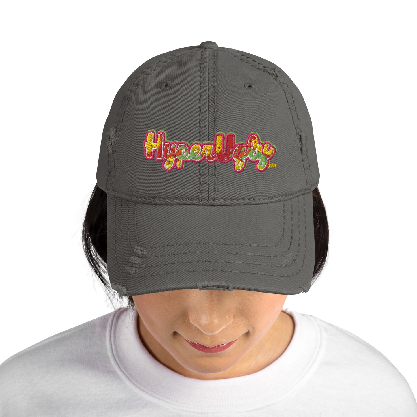 Distressed Dad Hat - Logo