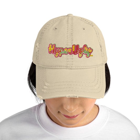 Distressed Dad Hat - Logo